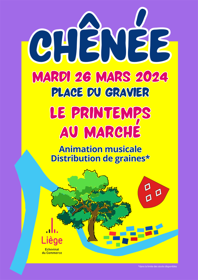 Marché de Chênée mars 2024